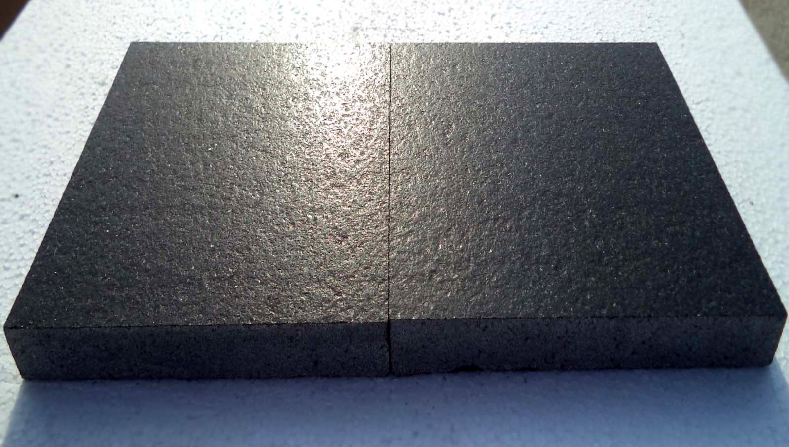 Absolute black granite leather
