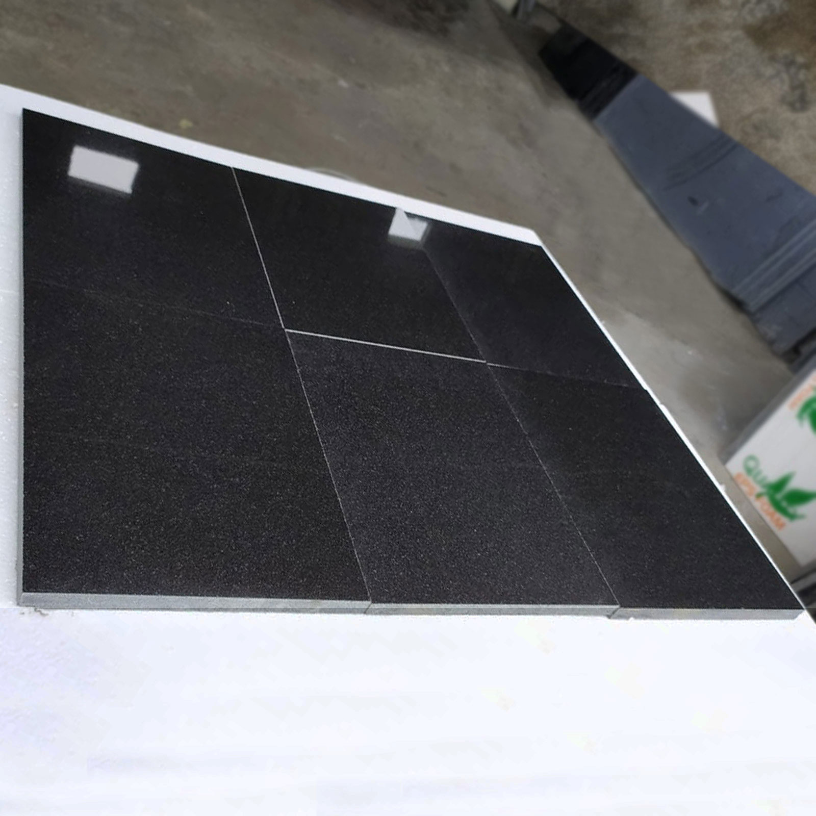 Absolute black granite tile