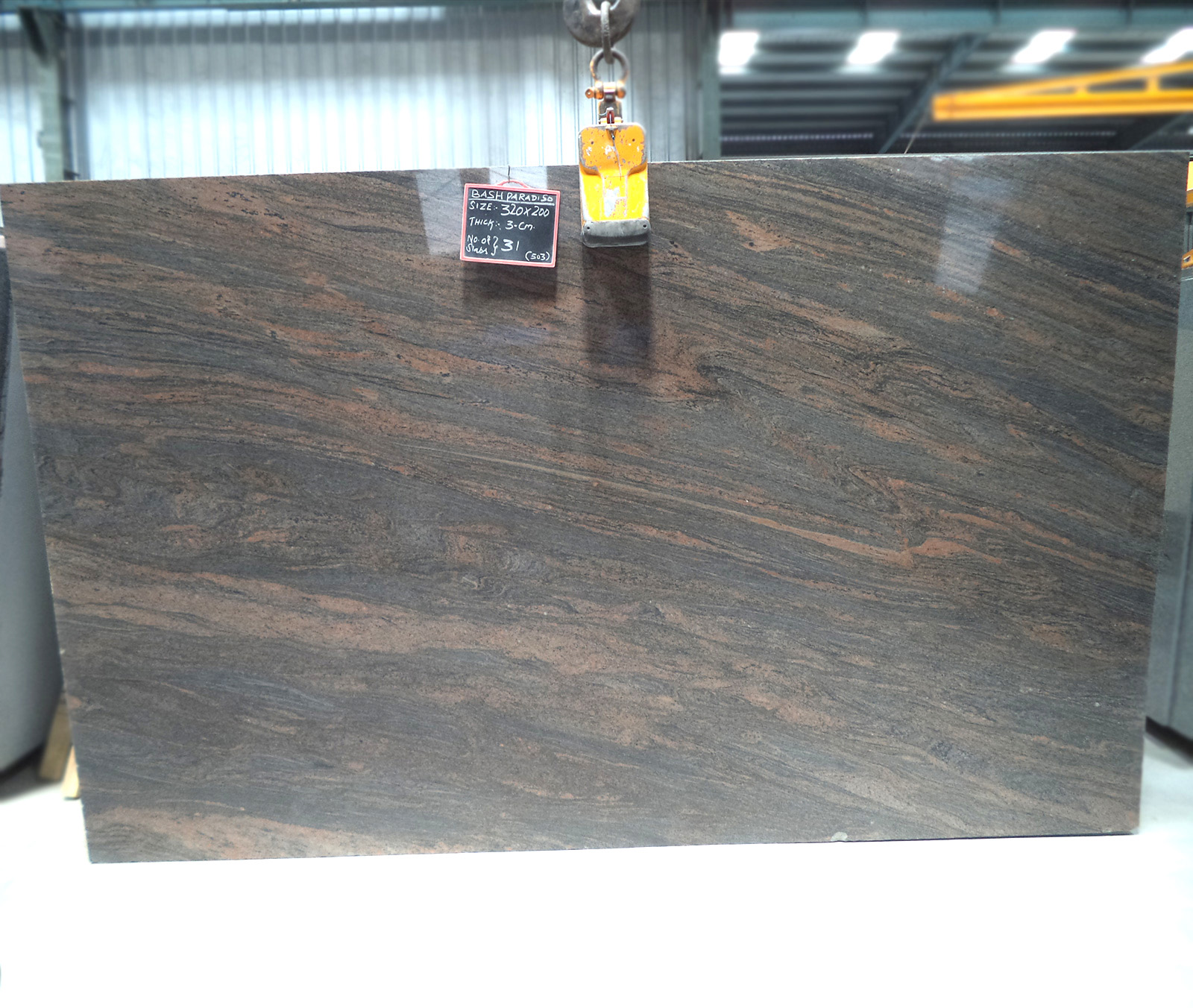 Bash paradiso granite gangsaw slab