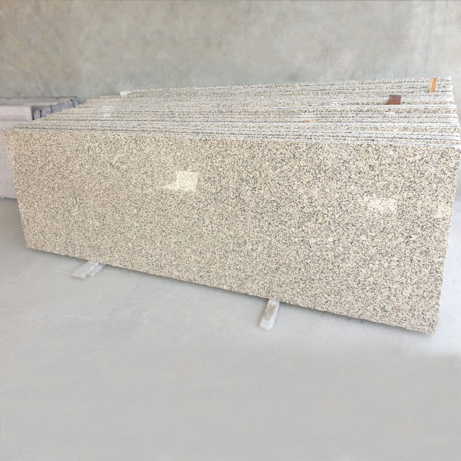 Crystal yellow granite cutter slabs
