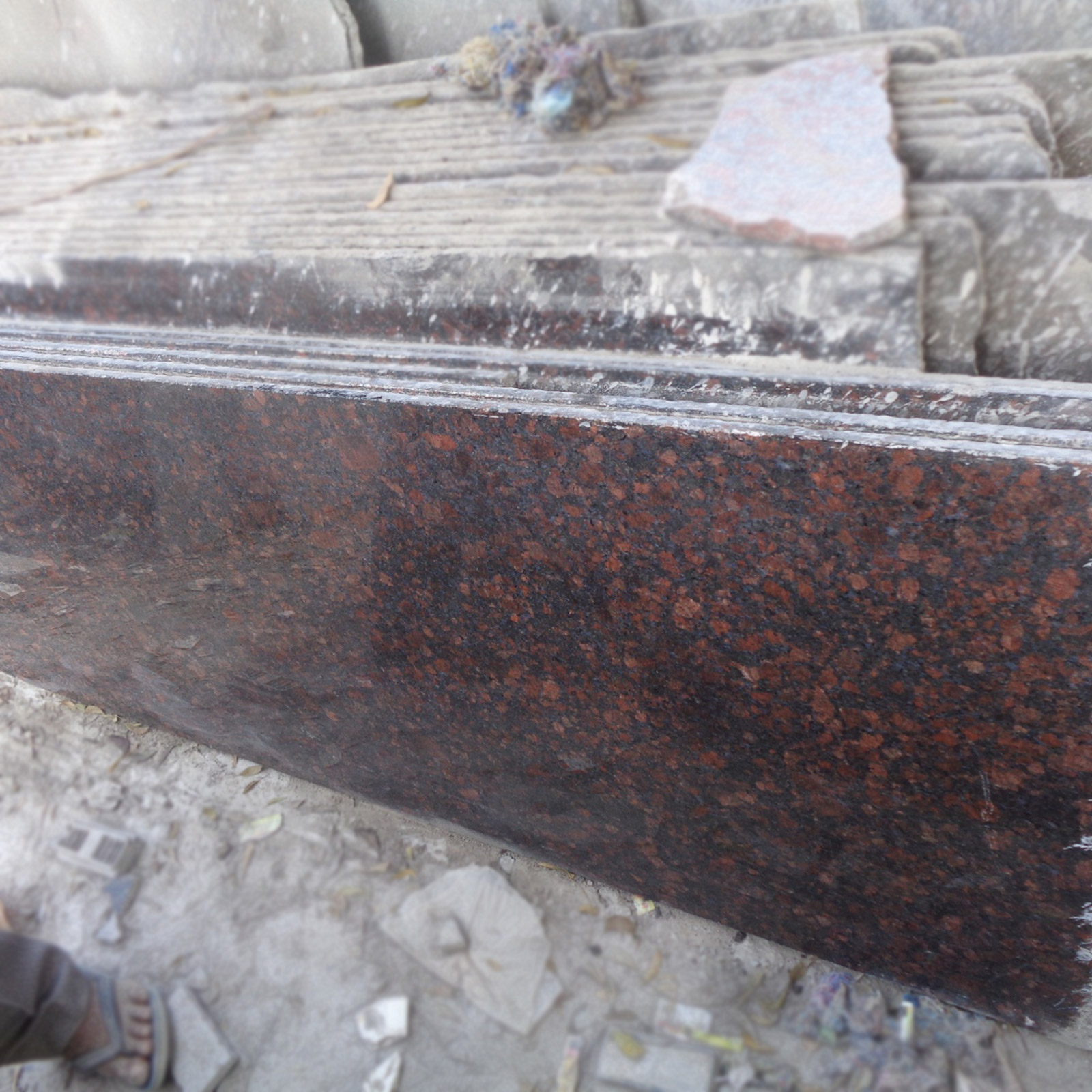 Tan brown granite cutterslab