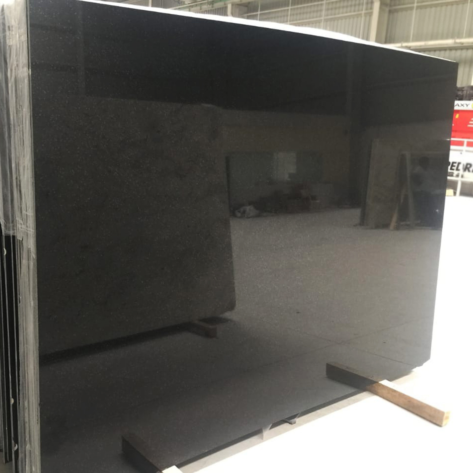 Nova black granite gangsaw slabs