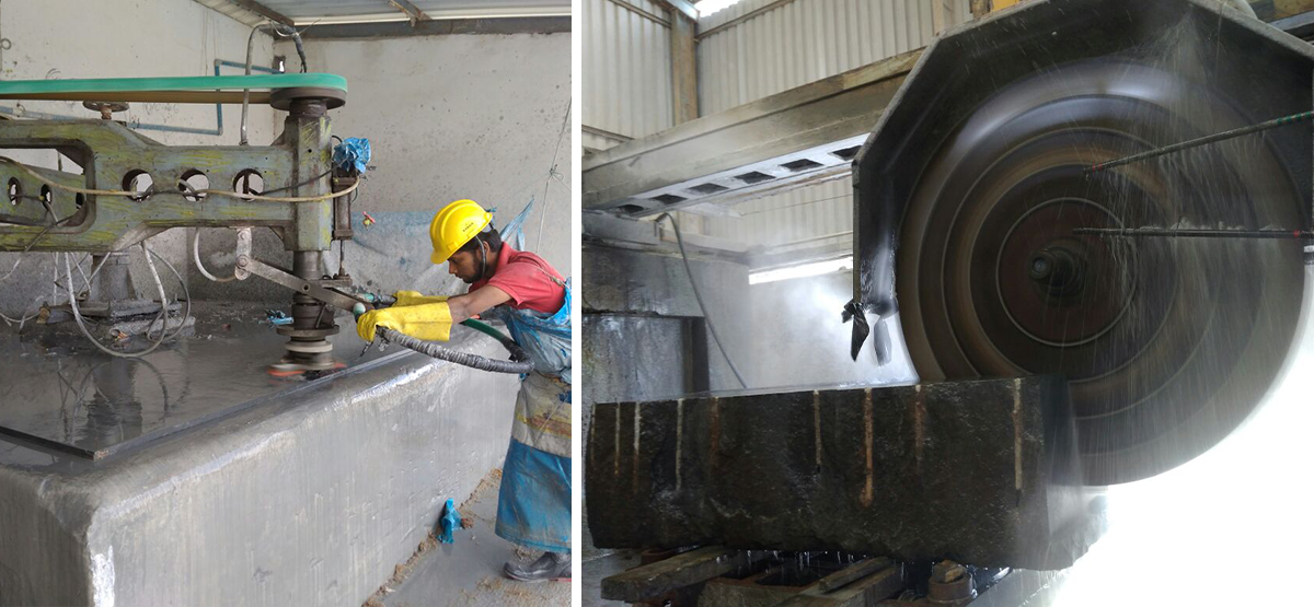 Granite machinery