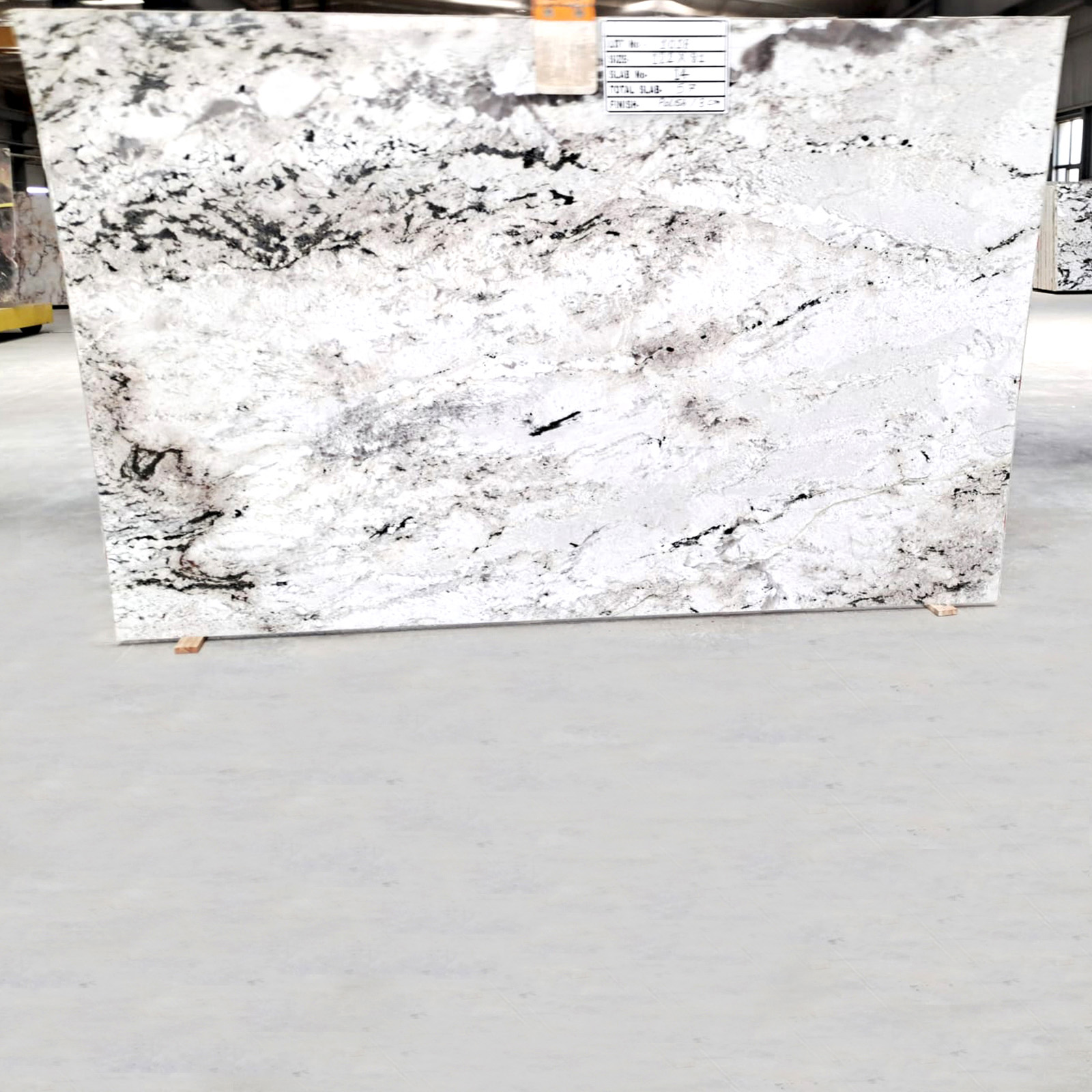 Epic white gangsaw slab