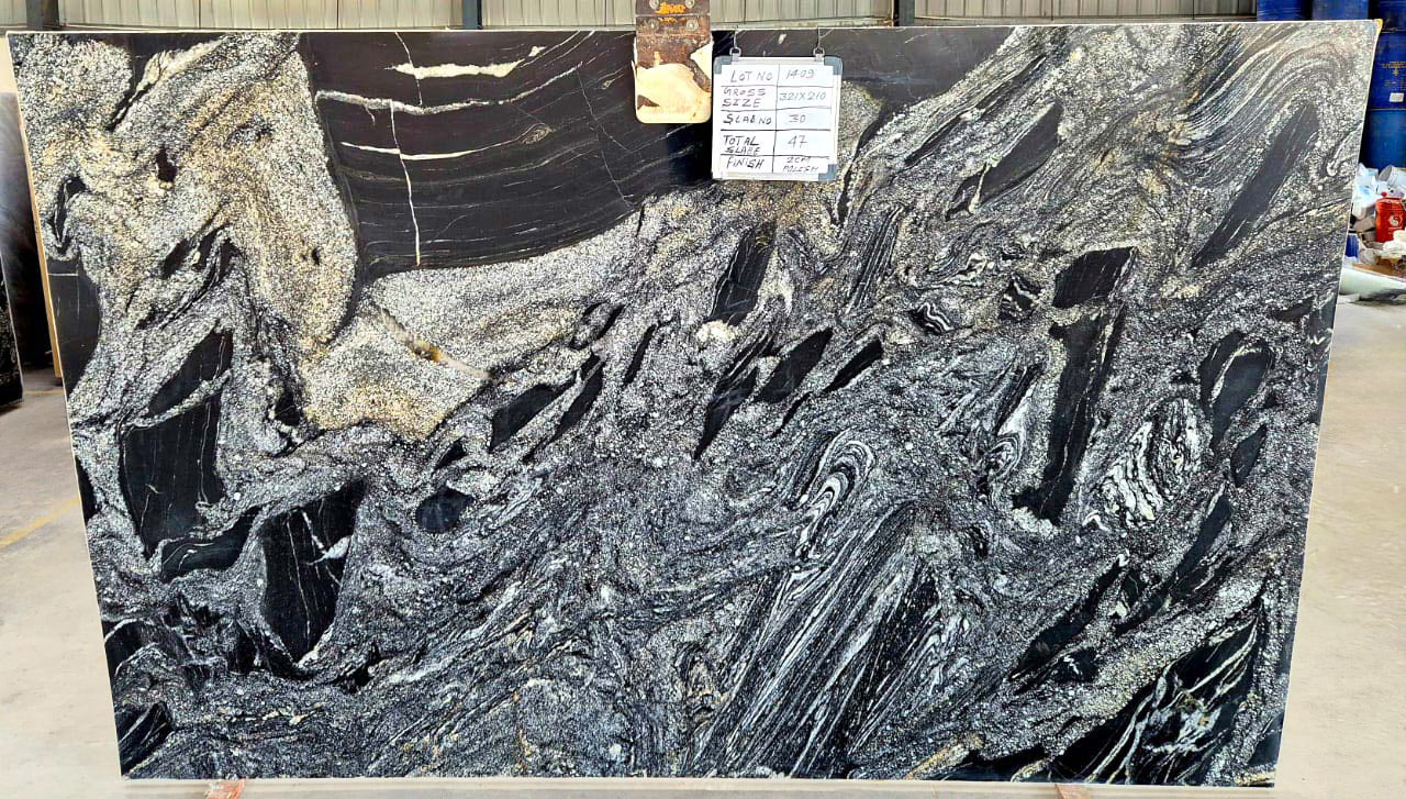 Fusion black granite