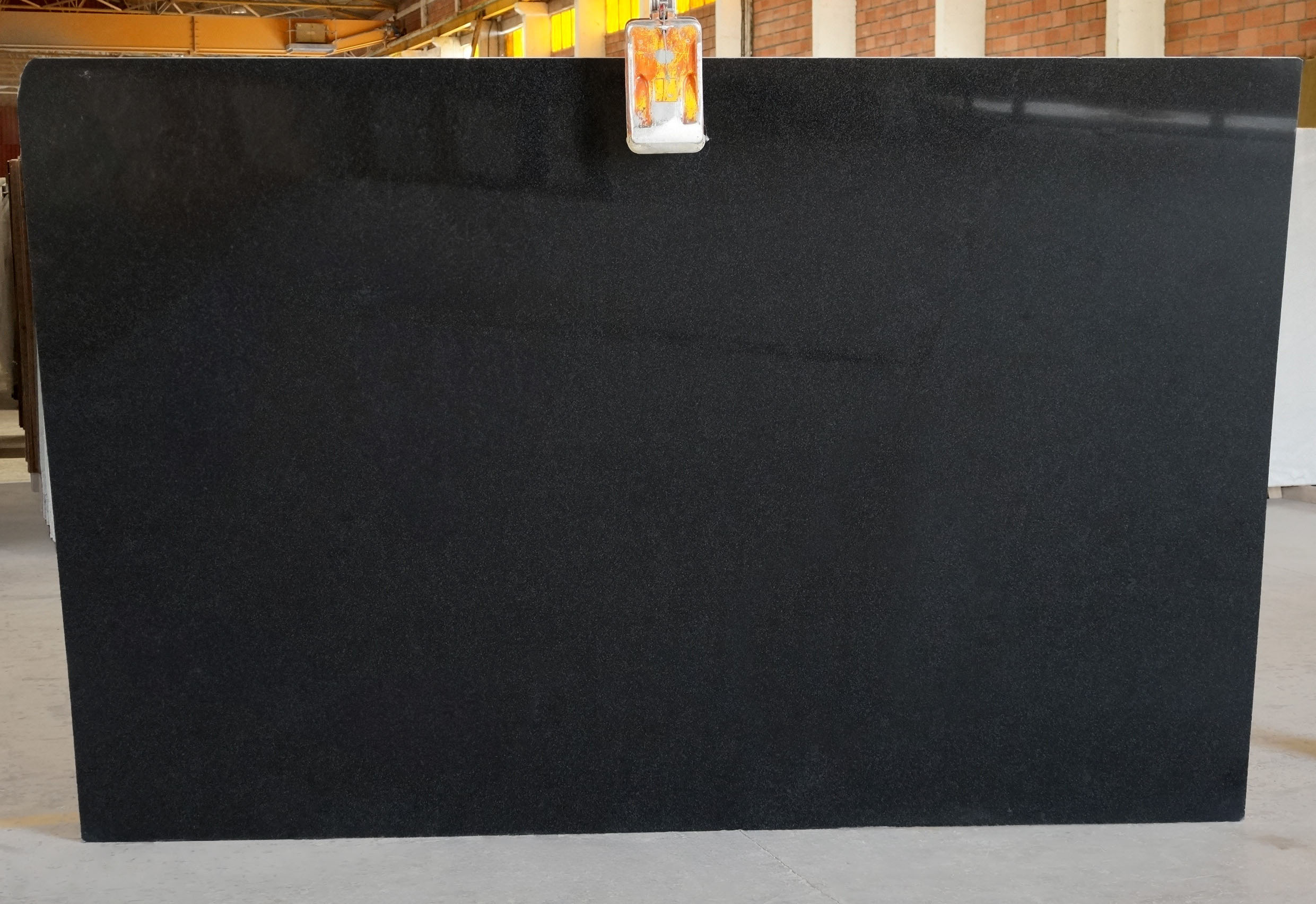 Impala black granite slab