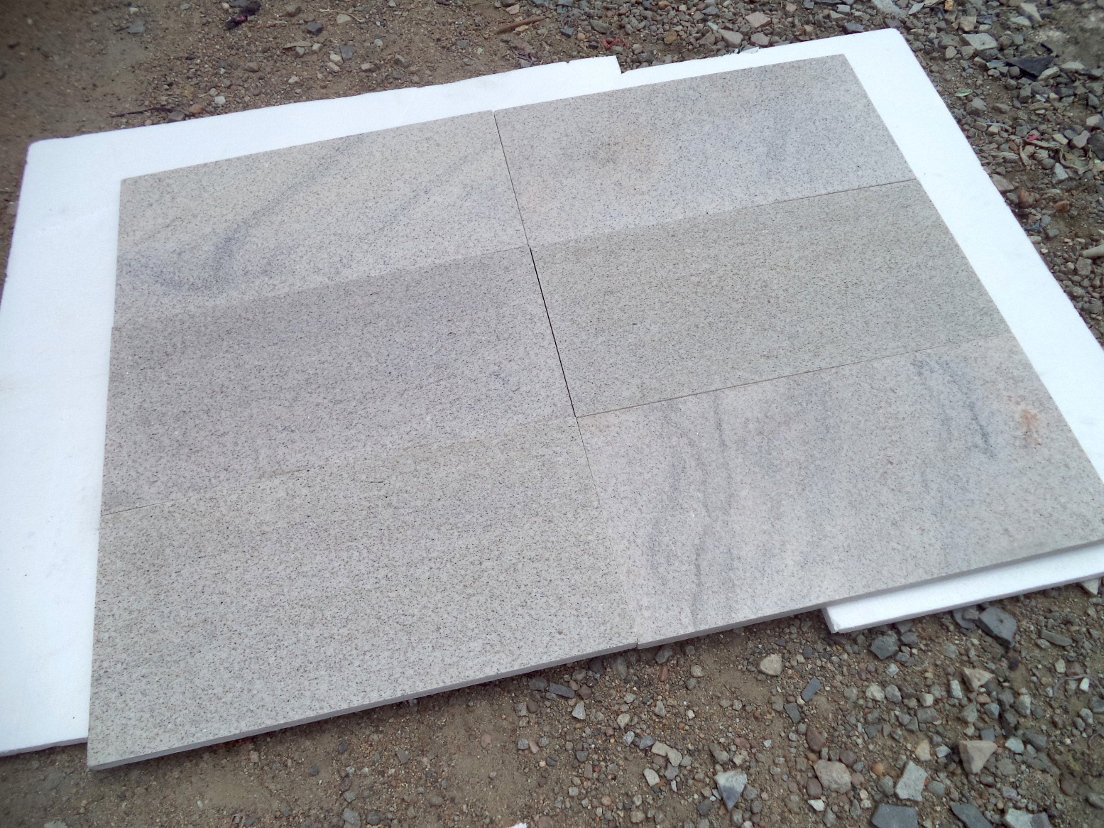 Imperial white granite tiles