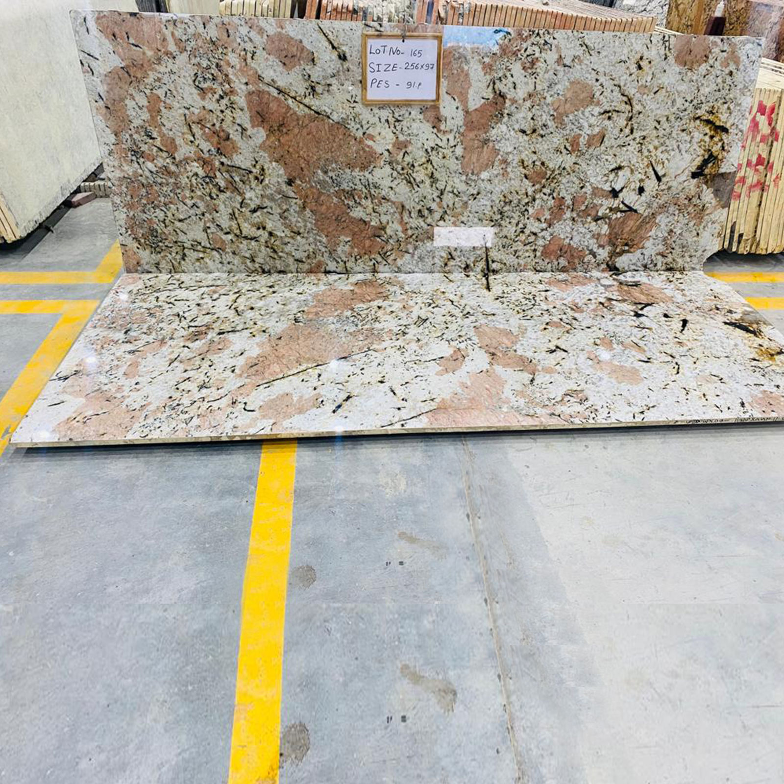 Alaska pink granite cutterslab
