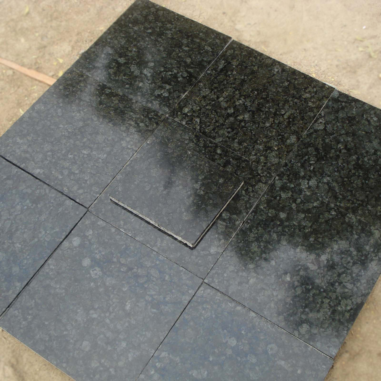 Green pearl granite tiles