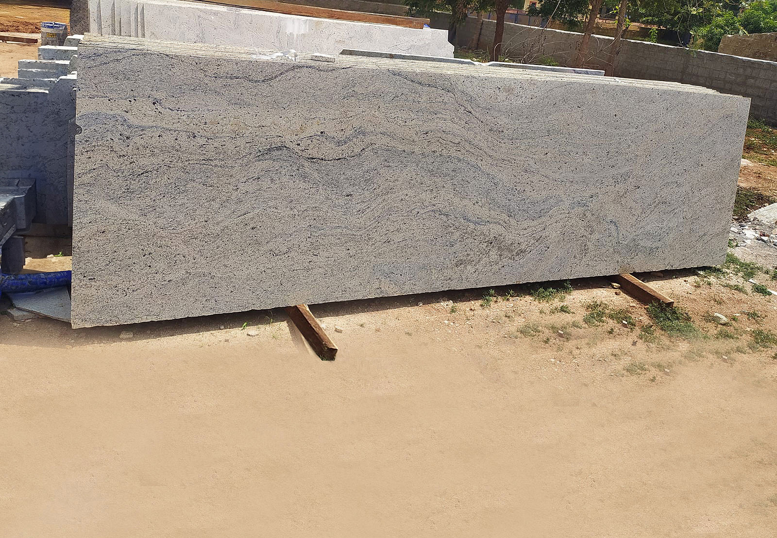 New ivory white granite cutterslab
