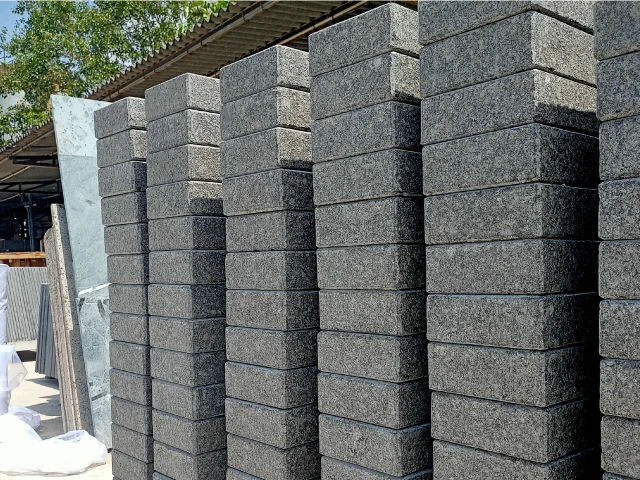 Rajasthan black granite block step