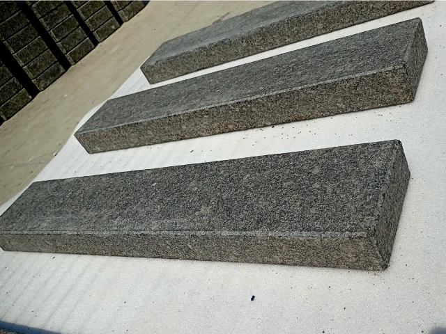 Rajasthan black granite block steps