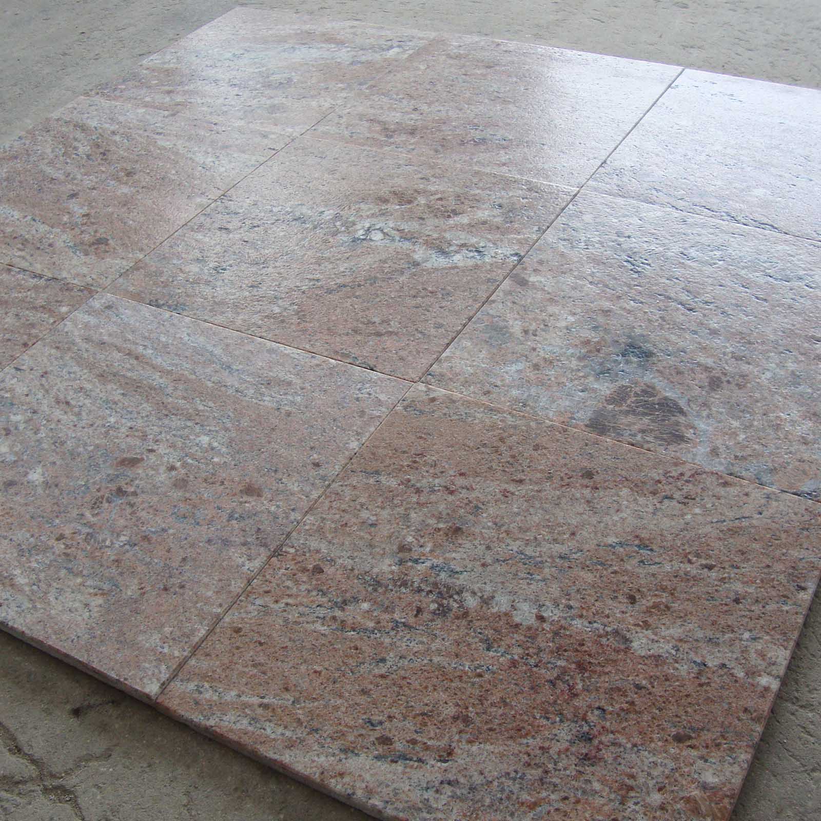Rosewood granite tile leather finish