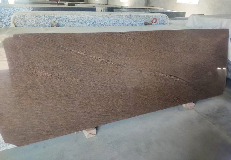 Wine red granite cutterslab