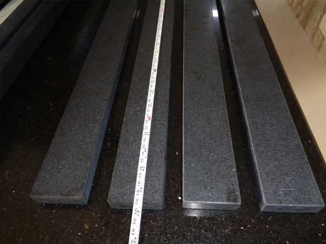 Z black granite threhold in honed finish
